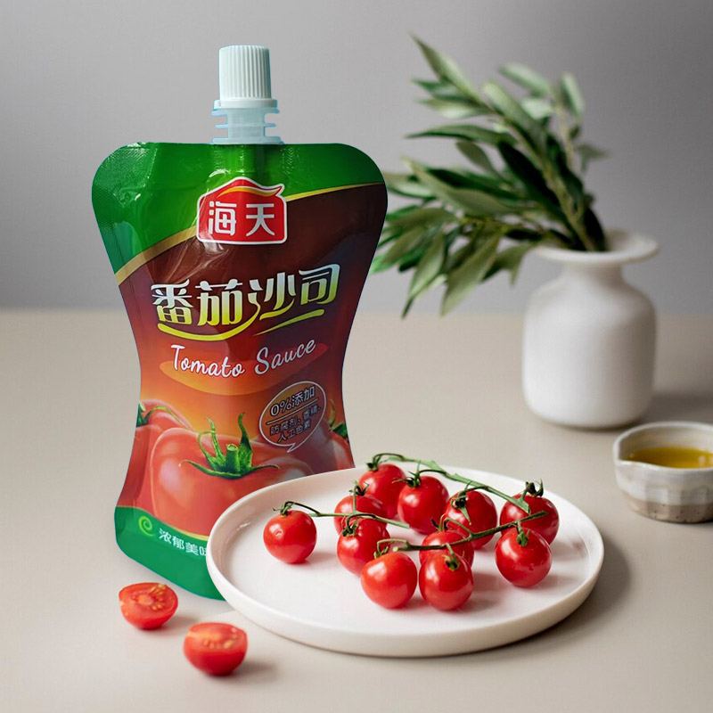 Pochette à bec de sauce à haute étanchéité