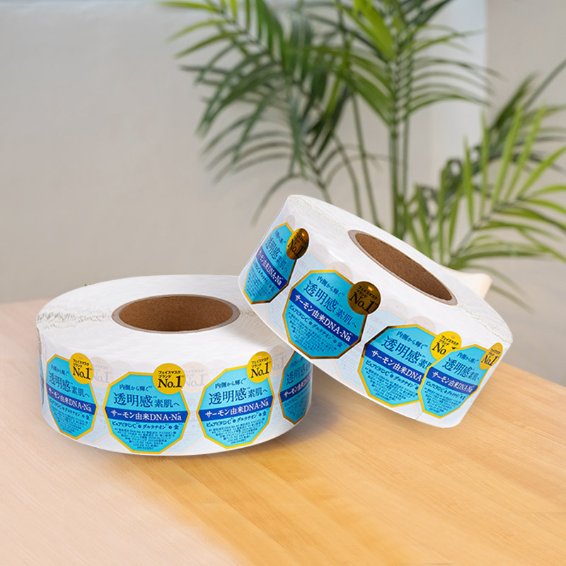 Étiquette autocollante auto-adhésive pour sac de café, forte résistance au frottement